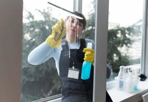 Nettoyage de vitres intérieures et extérieures à Montbouton